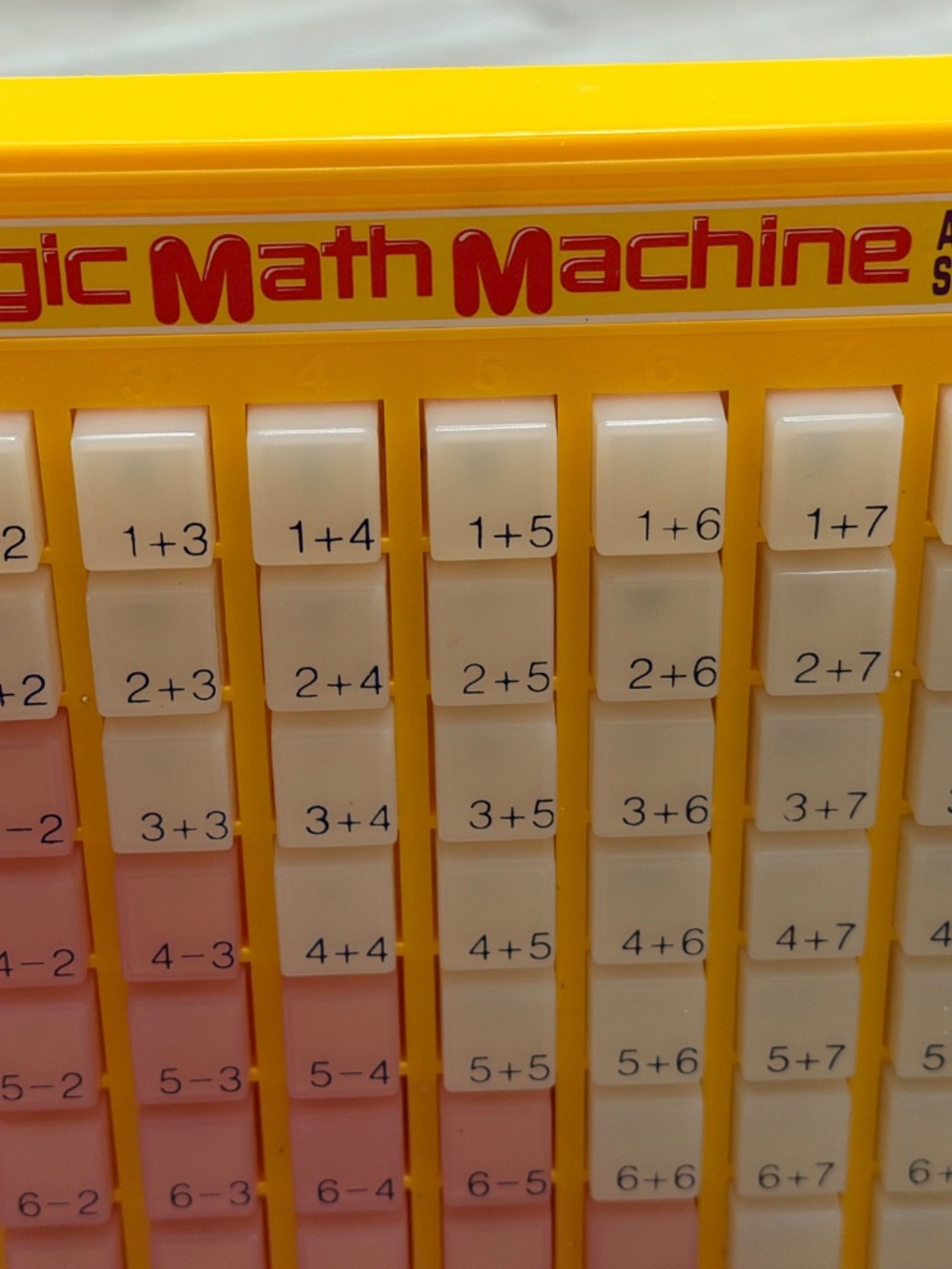Vintage Magic Math Machine Bundle Addition Subtraction Multiplication Toy - Picture 2 of 8